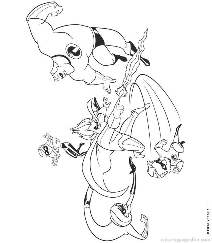 The Incredibles Coloring Pages 54 | Free Printable Coloring Pages