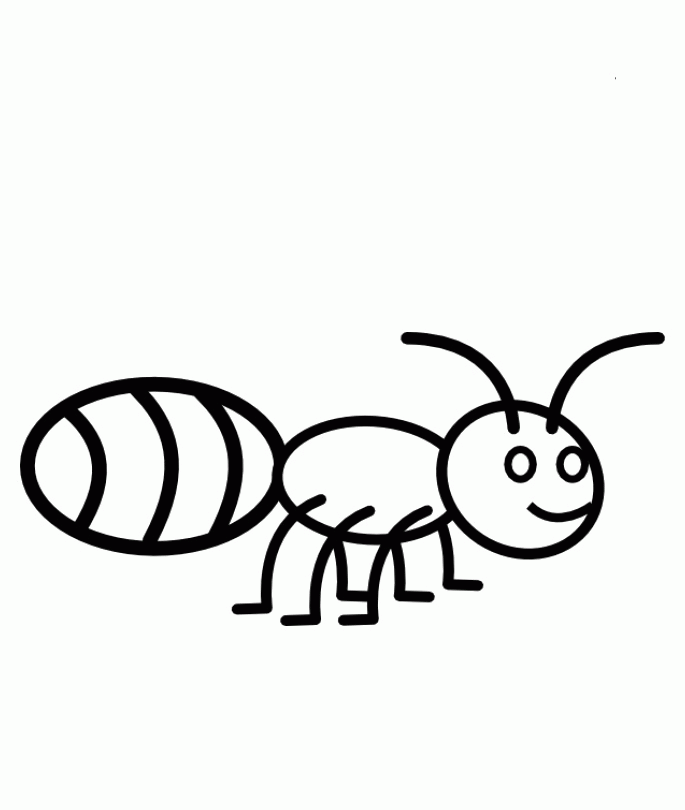 Ant Coloring Pages : Pictures Animal Ant Coloring Page For Kids
