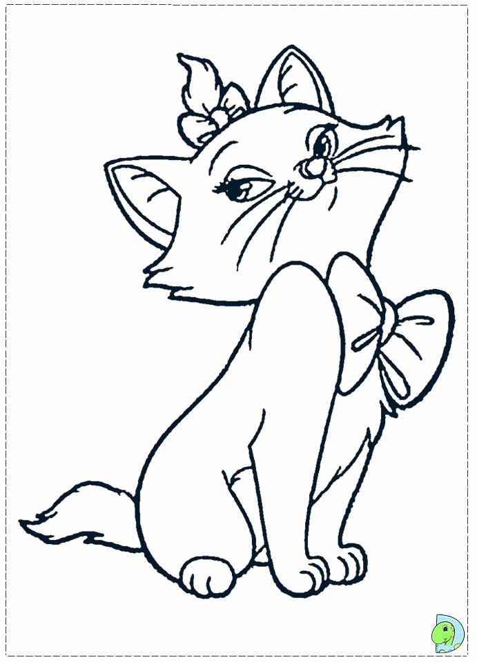 Aristocats Marie Coloring Pages