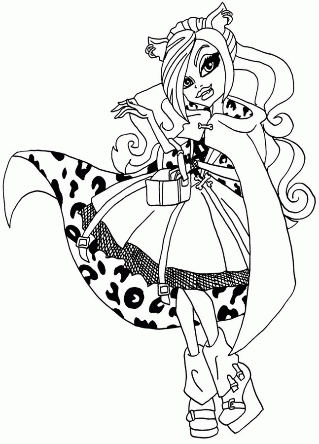 dessin de monster high Colouring Pages (page 2)