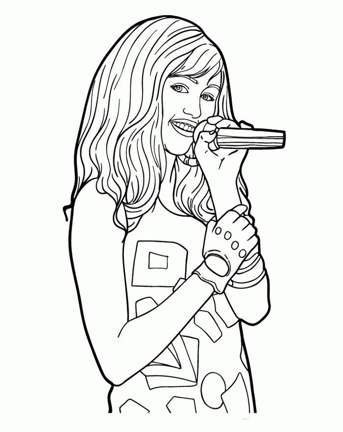 hannah Colouring Pages