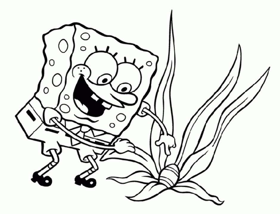 Fresh Sponge Bob Square Pants Coloring Pages Printable 270249