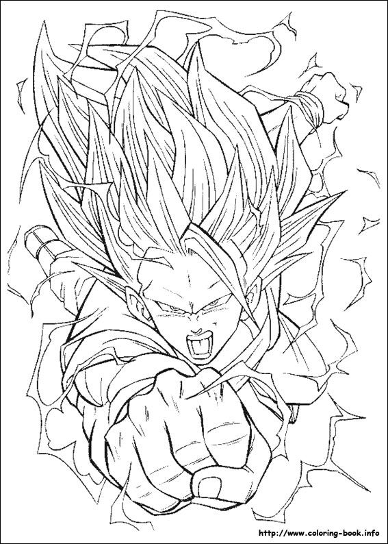 Dragon Ball Gt Colouring Pages - High Quality Coloring Pages
