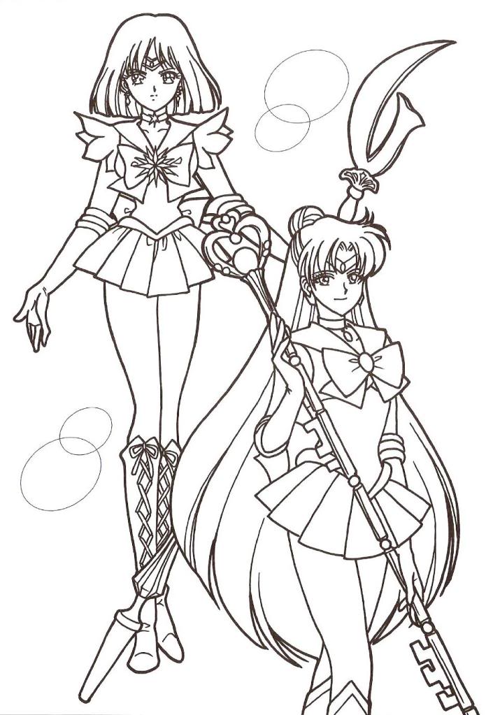 Sailor Moon Coloring Page Contest Wednesday