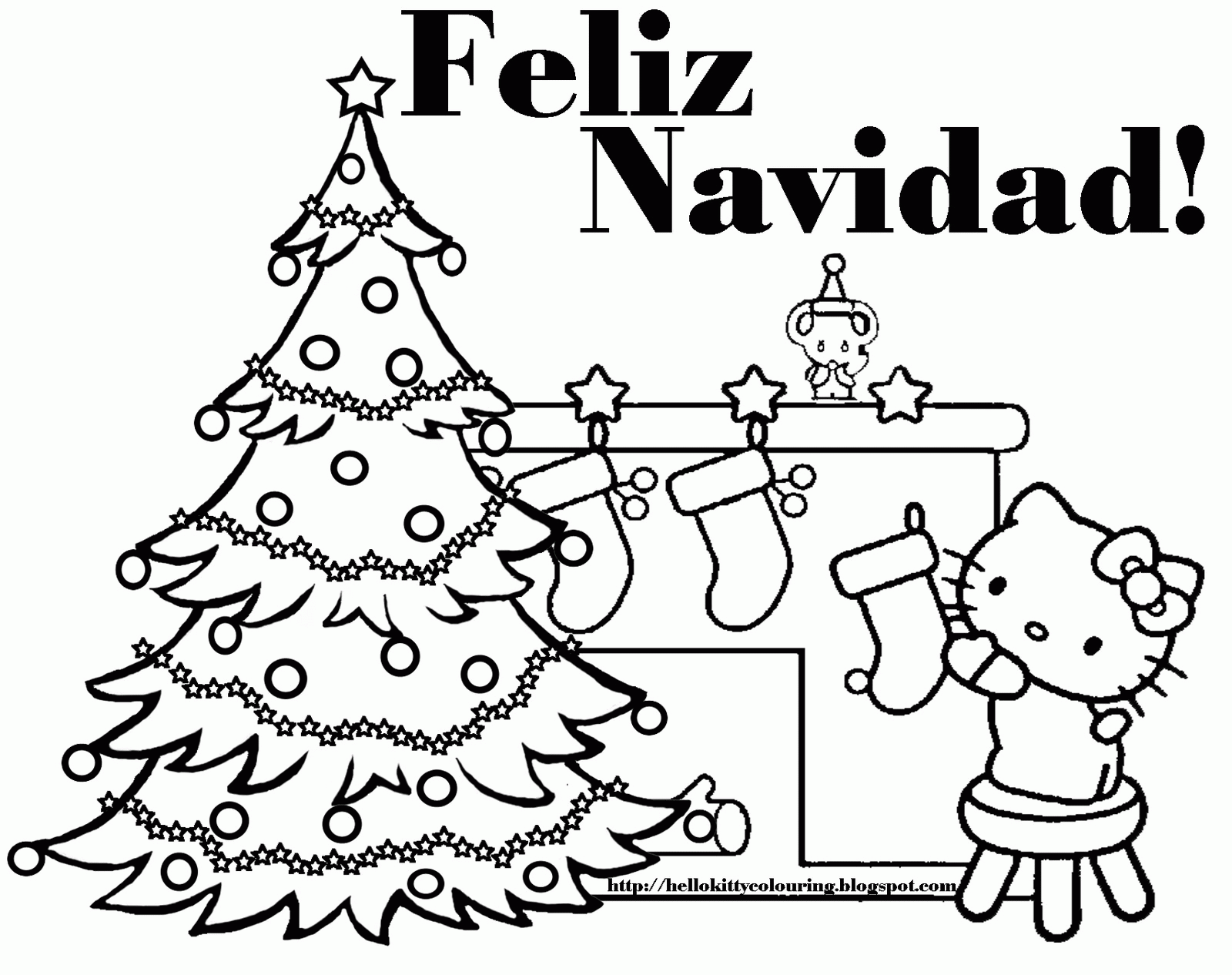 Christmas In Spanish Coloring Pages - Coloring Pages For All Ages