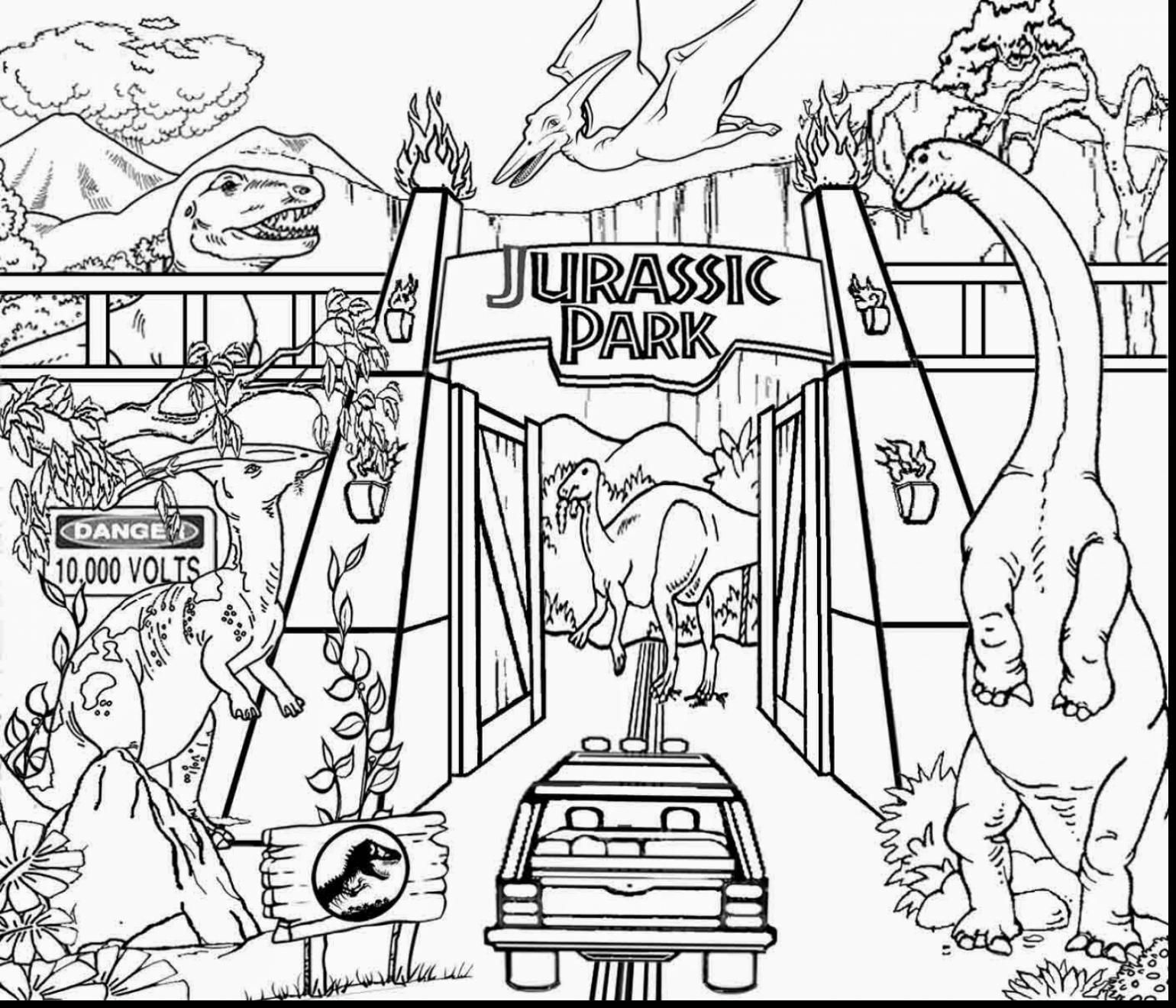 Coloring Pages : Jurassic World Color Pages Free Printable ...