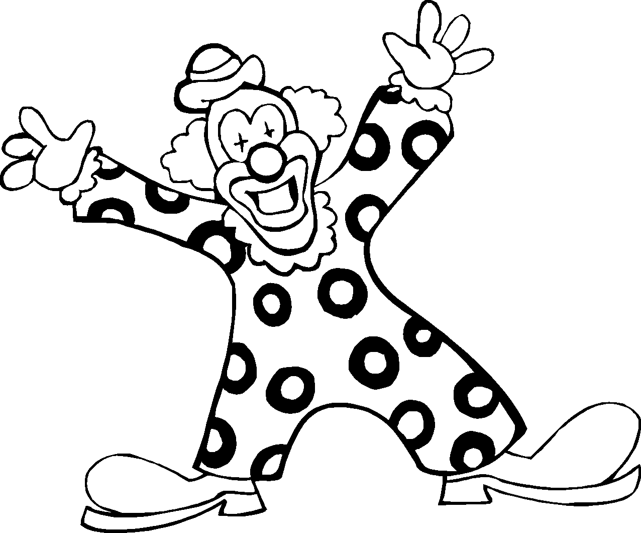 Scary Clown Coloring Pages - Colorine.net | #10846
