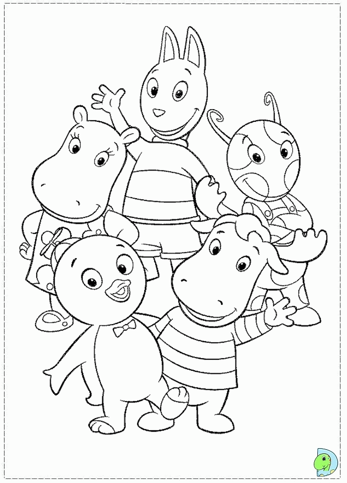 Free Backyardigans Coloring Pages On Coloring Book, Proficiency ...
