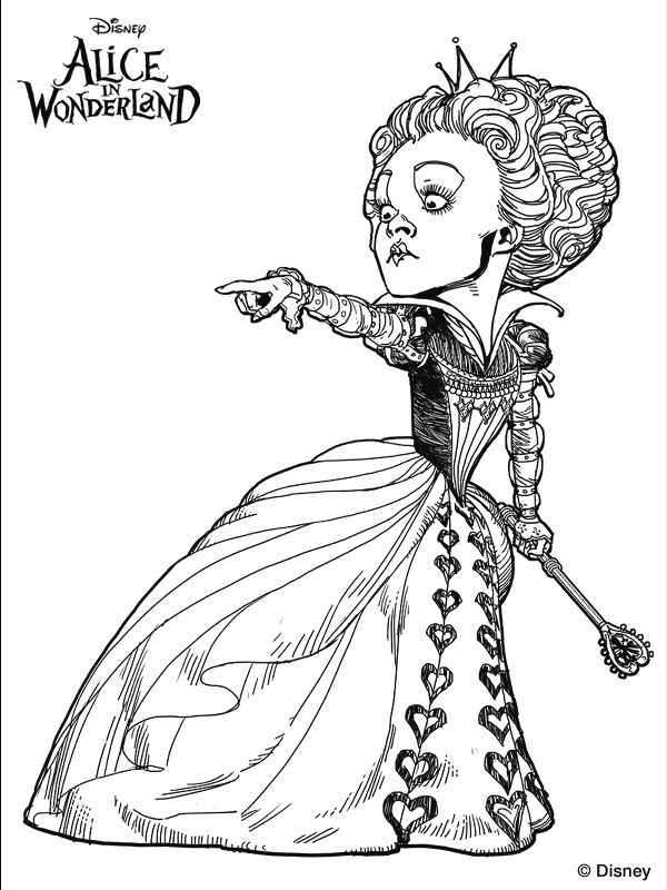 Alice in Wonderland Coloring Page - Coloring Pages For Toddlers