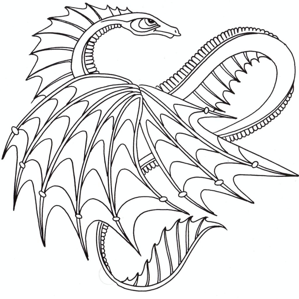 Dragon Coloring Pages Forults Printable Page Meditation Beginners Flowers  Images – Approachingtheelephant