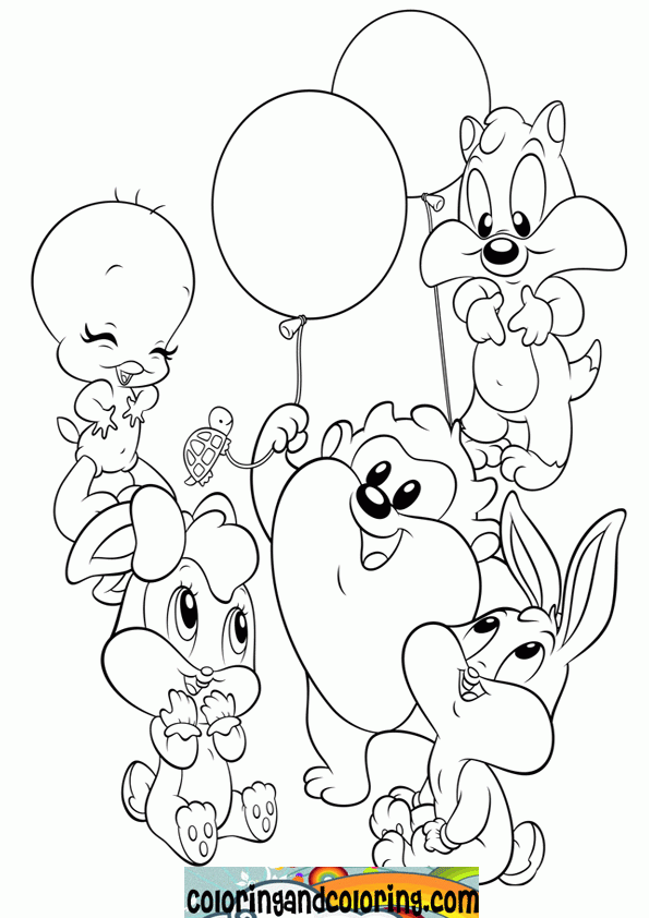 Baby Looney Toons - Coloring Pages for Kids and for Adults
