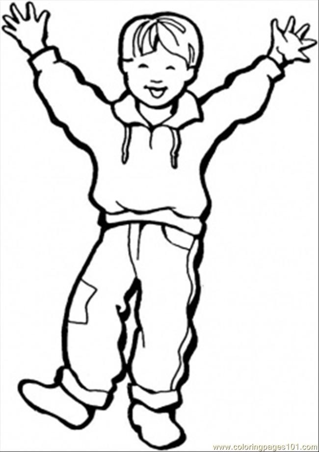 Coloring Pages Of A Little Boy 9 | Free Printable Coloring Pages