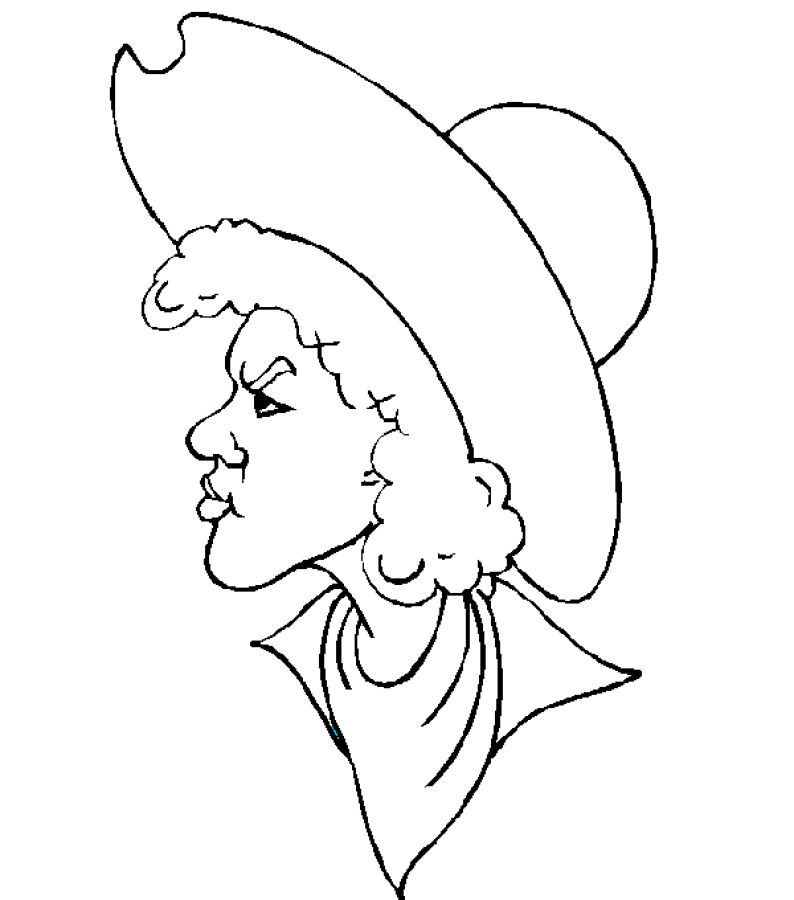 Coloring Page - Cowboy coloring pages 24