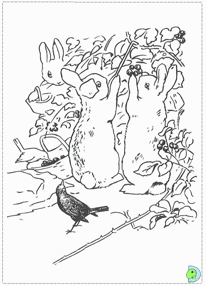 Peter Rabbit Coloring page
