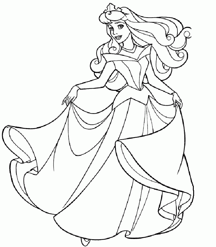 Disney Princess Coloring Pages For Kids | download free printable