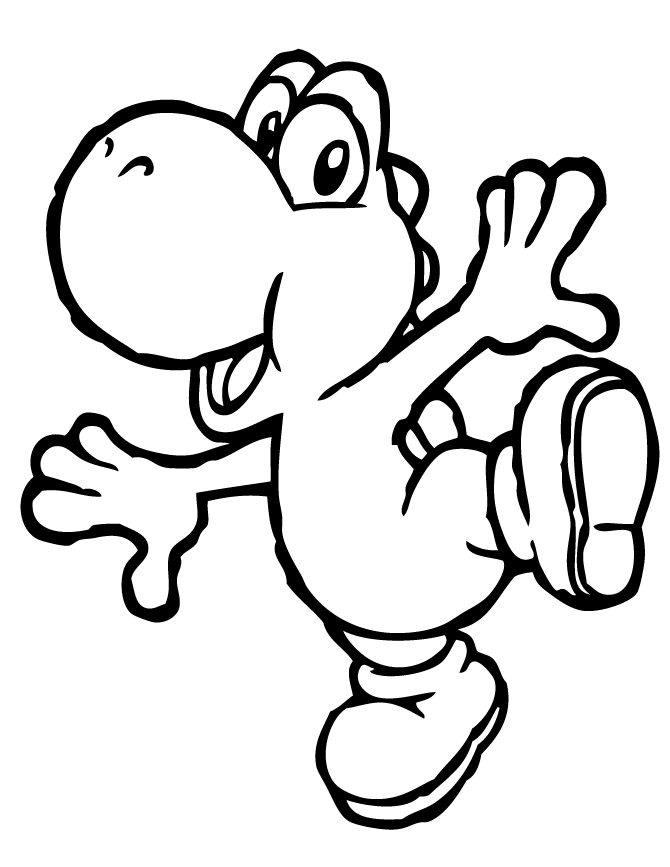 YOSHI Colouring Pages (page 2)