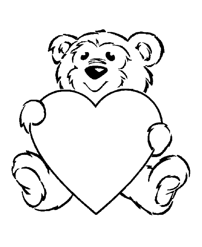 Valentine S Day Printables : Love Heart Coloring Pages. Winnie