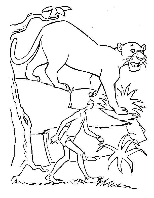 Coloring Page - Junglebook coloring pages 18