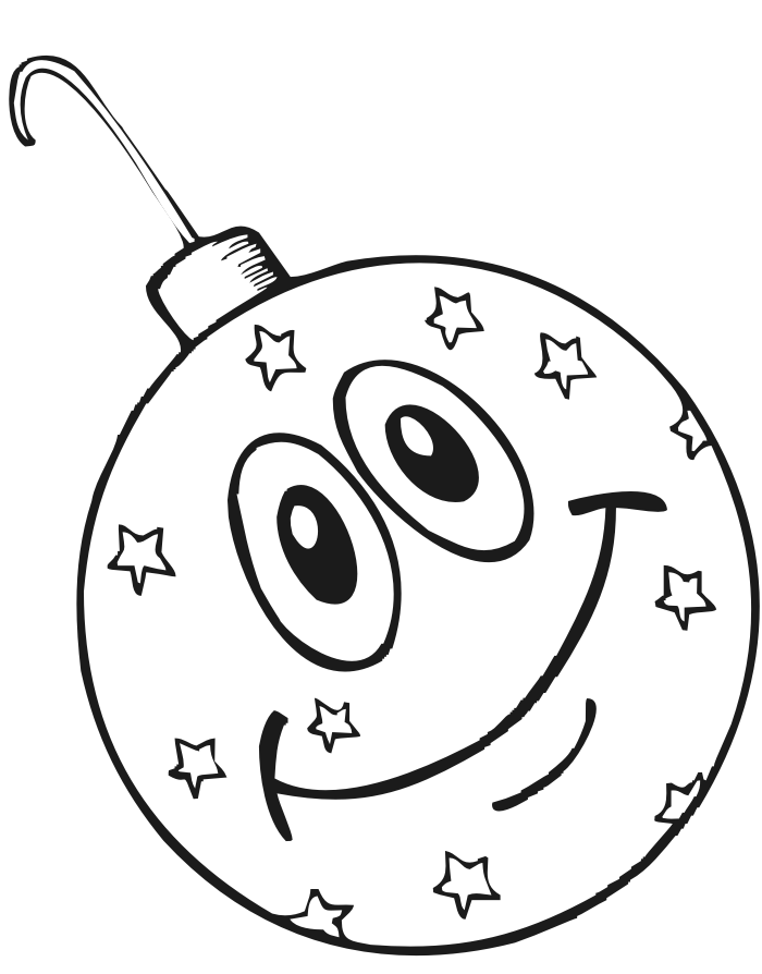 ornament to color | Coloring Pages for Kids Printable