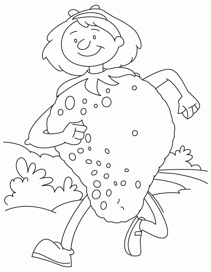 Tasty strawberry coloring pages | Download Free Tasty strawberry