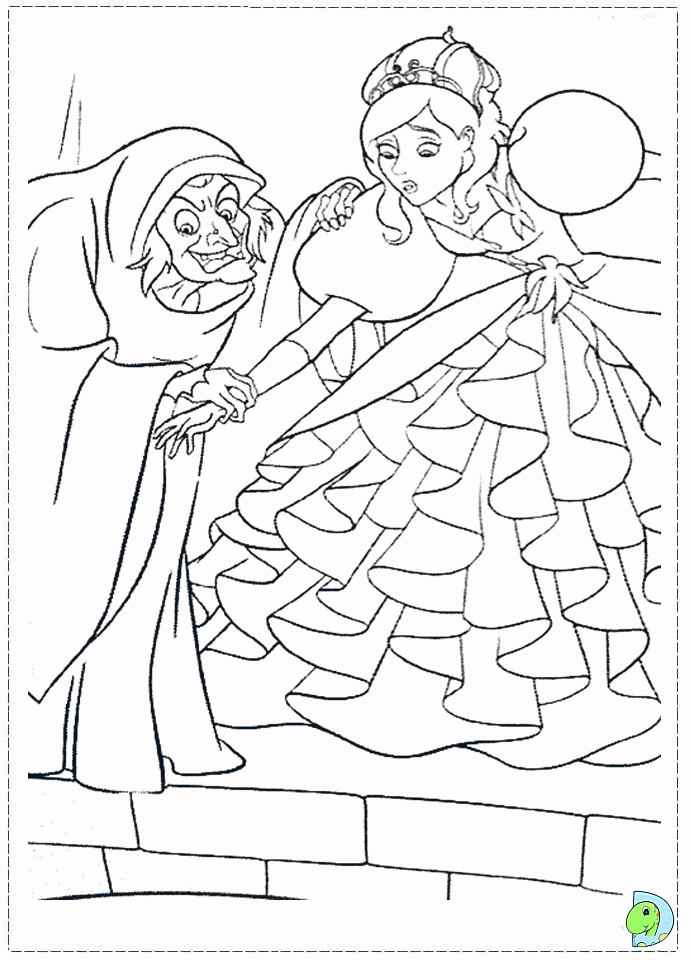 Printable Disney Enchanted Coloring Pages For Kids | Coloring Pages
