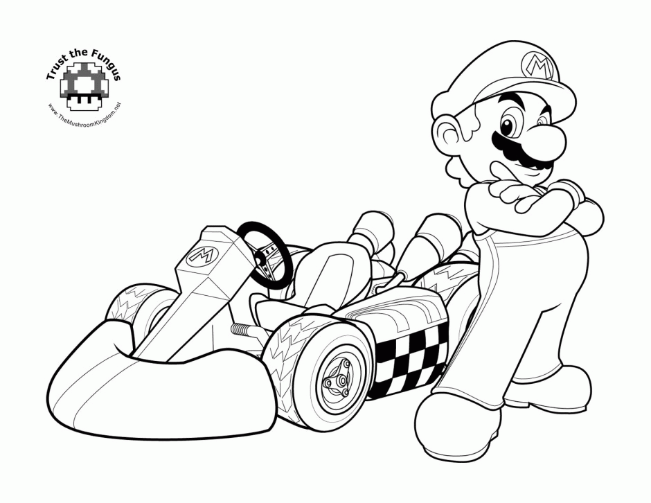 Mario Coloring Pages Super Mario Characters Coloring Pages Kids