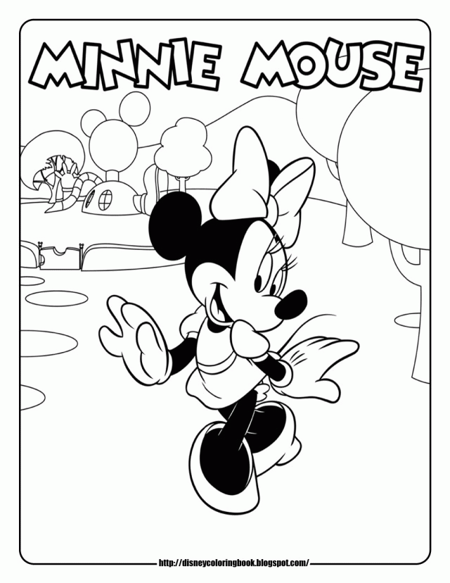 Printable Minnie Mouse Coloring Pages Printable Baby Minnie 272645