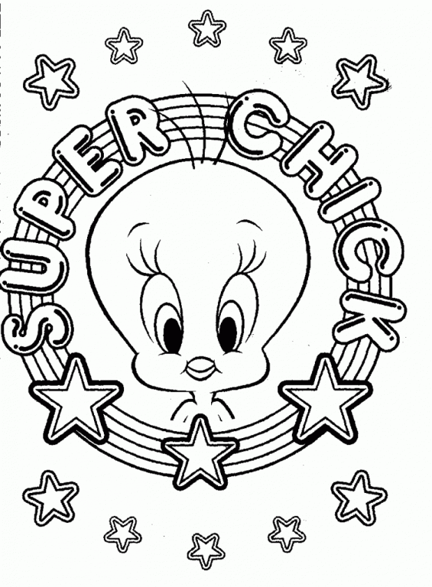 tweety bird coloring pages - Free Coloring Pages For KidsFree