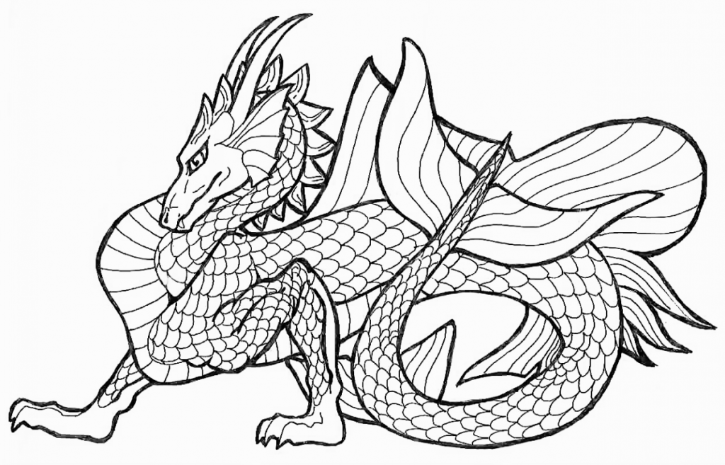 Best free Dragon Coloring Pages | Coloring Pages