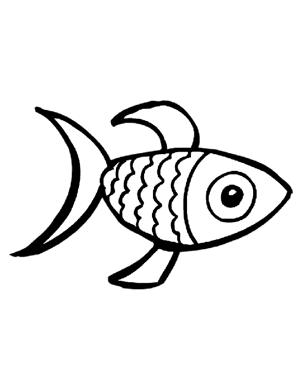 Free Coloring Pages Of Fish