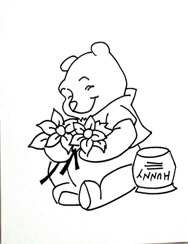 Winnie The Pooh Coloring in Pages | Winnie The Pooh Coloring