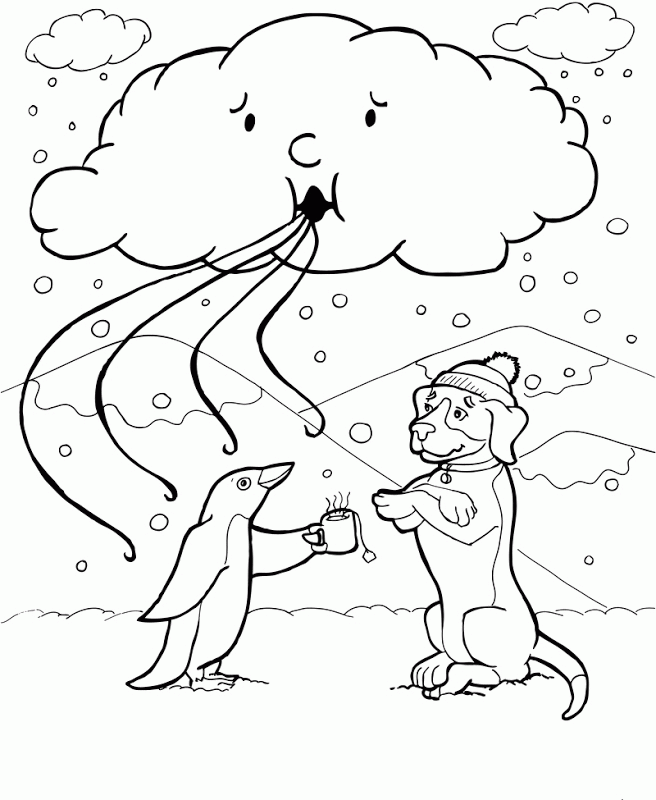 Coloring Pages For Weather | Top Coloring Pages