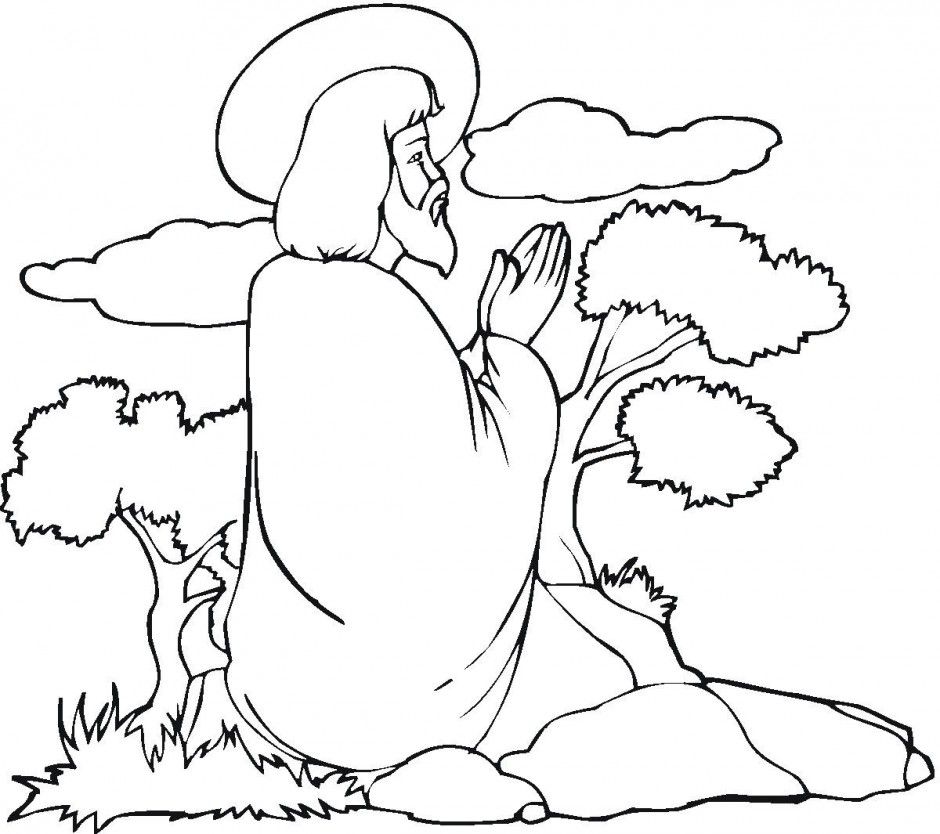 Free Printable Jesus Coloring Pages For Kids Drawing And 245443