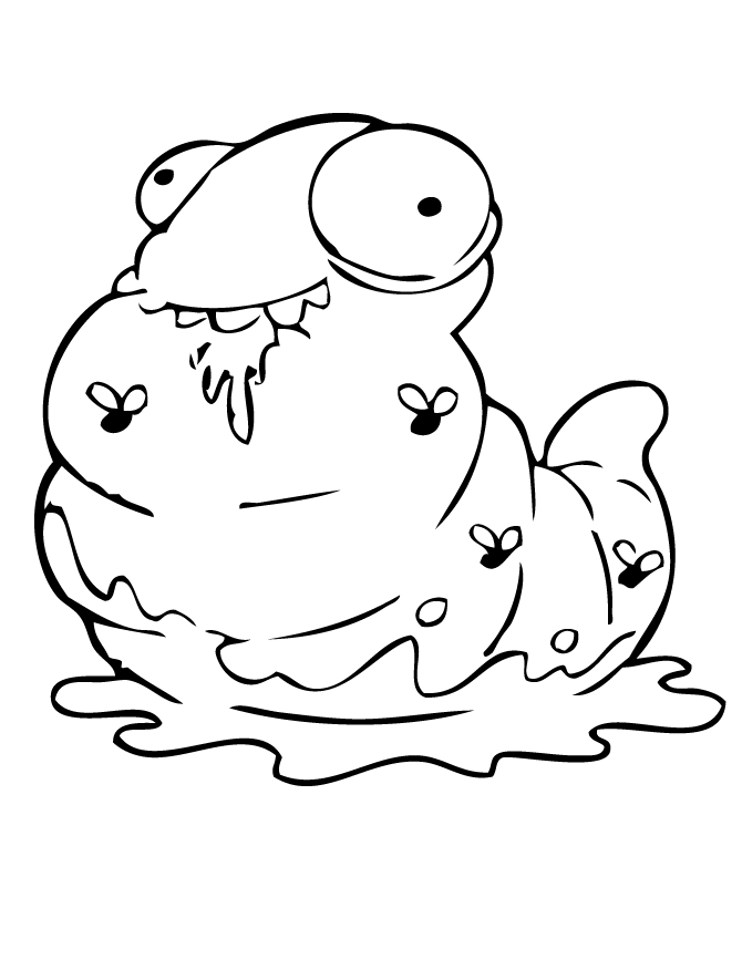 Trash Pack Mucky Maggot Coloring Page | Free Printable Coloring Pages