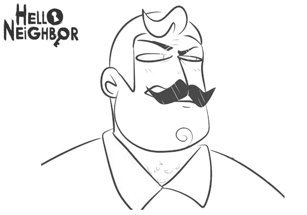 Coloring Pages Hello Neighbor. Print Free characters from the game