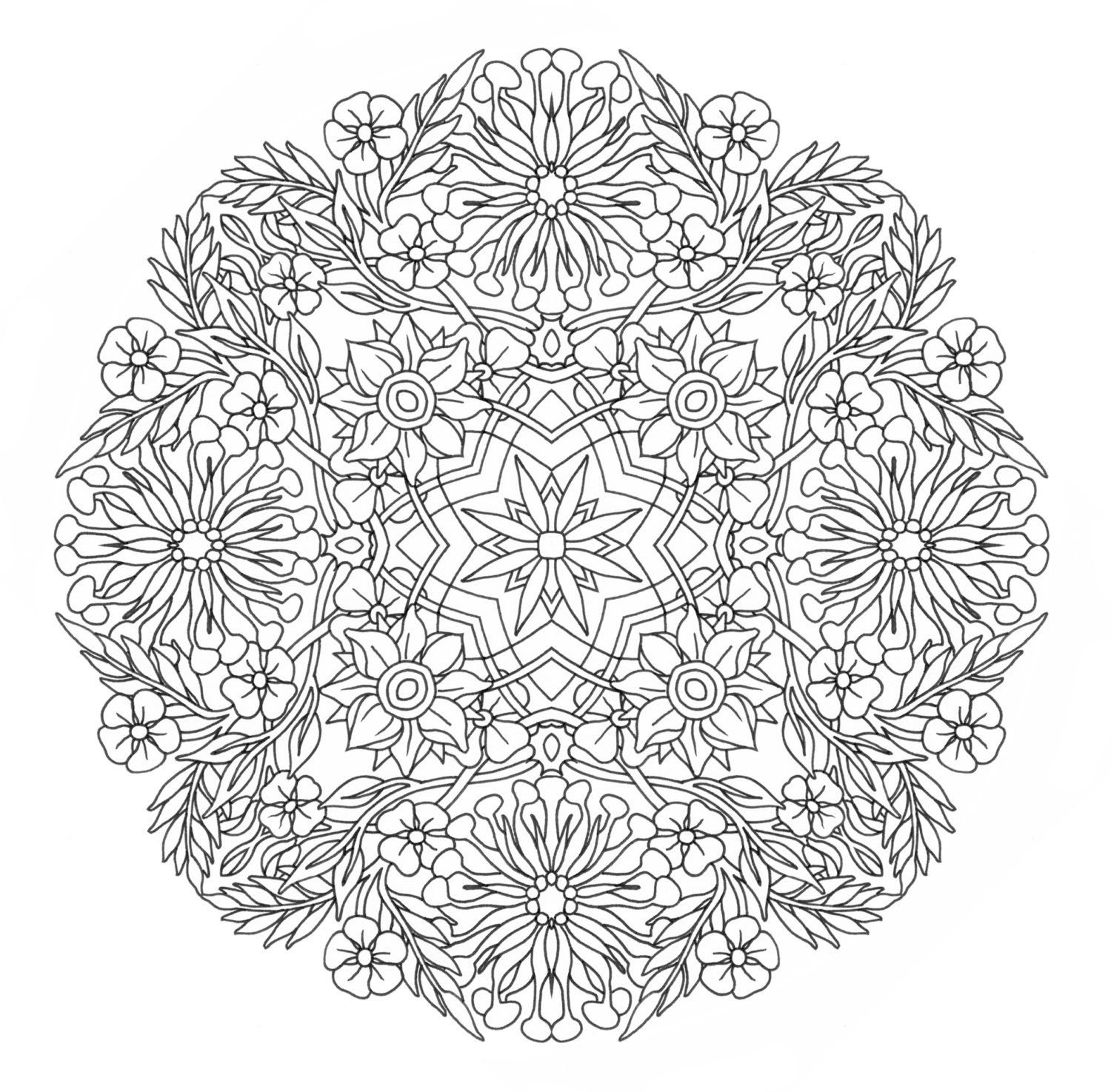 Free Mandala Coloring Pages Abstract 19 - VoteForVerde.com