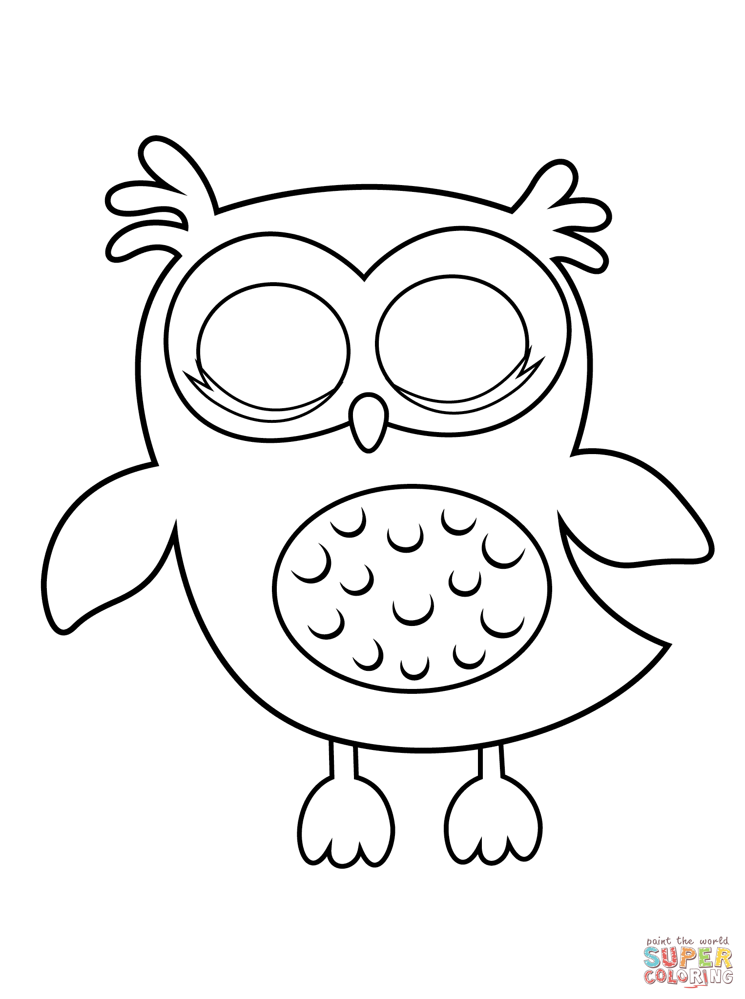 Owls coloring pages | Free Coloring Pages