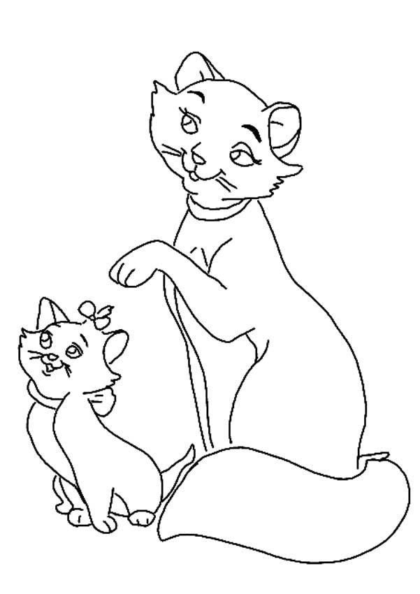 Coloring Pages Fun: The Marie Cat Coloring Pages