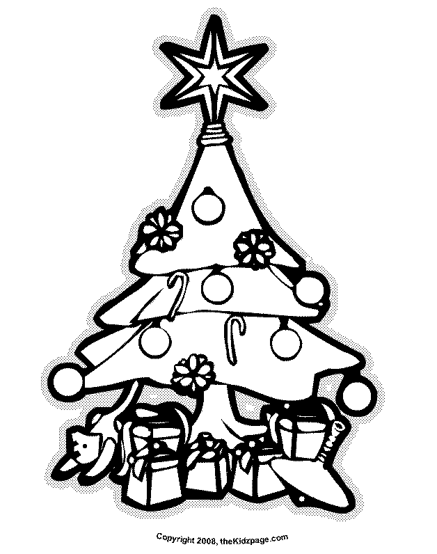 Black/White Christmas Tree Mobile — Crafthubs