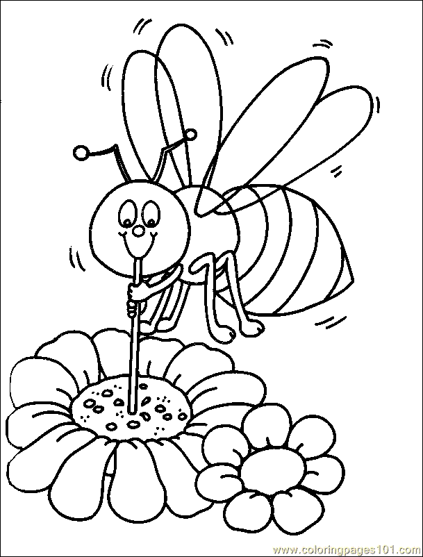 Free Printable Coloring Pages Of Bees