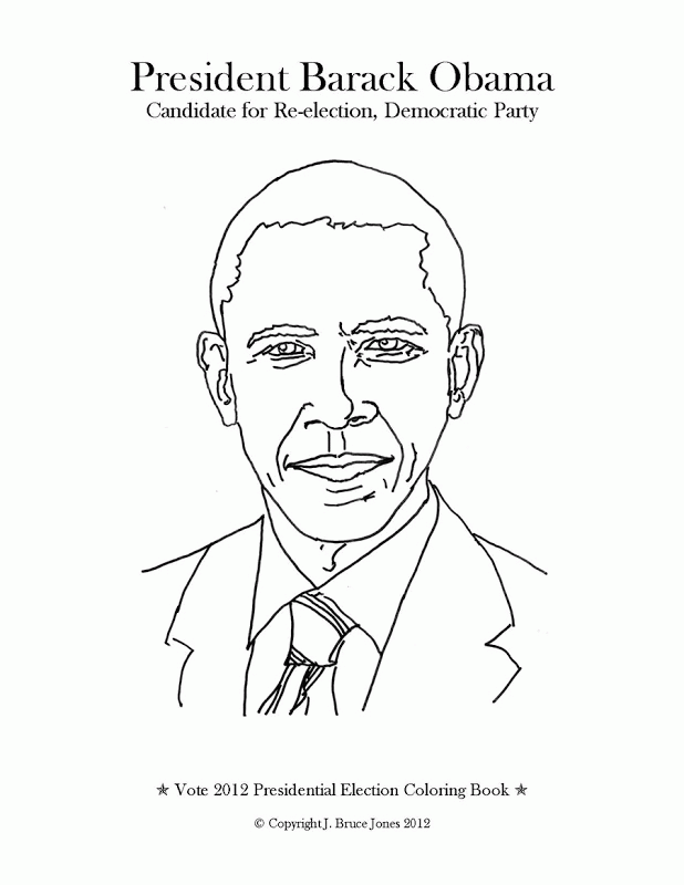 Coloring Pages Of Obama