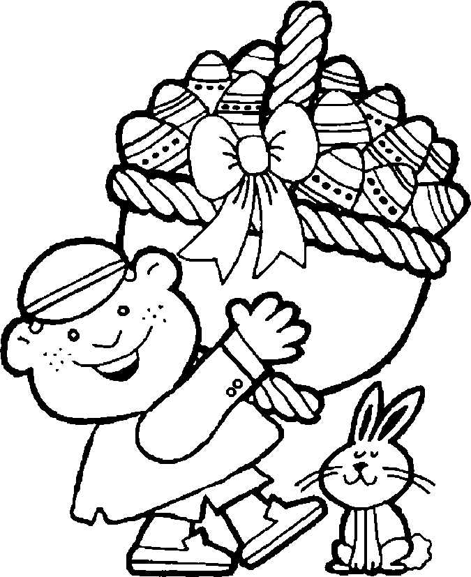 easter kids coloring pages | Coloring Picture HD For Kids