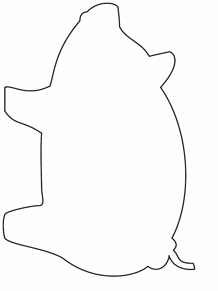 pig template | coloring