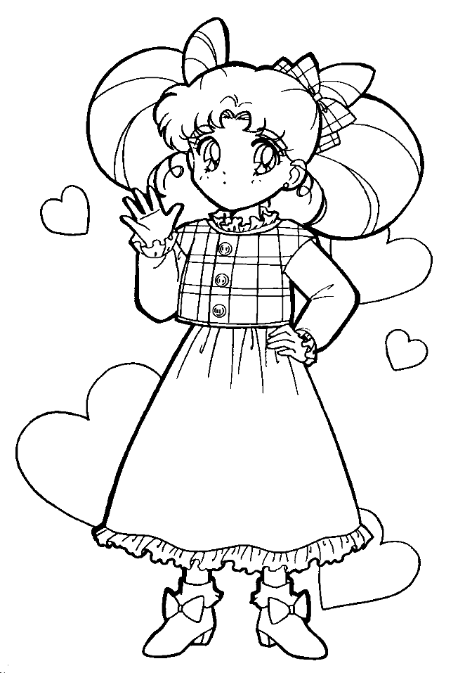 Sailor Moon Coloring Pages (4 of 34)
