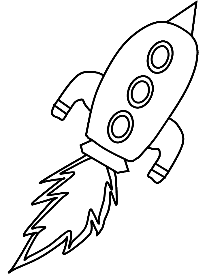 Rocket Space Coloring Pages & Coloring Book