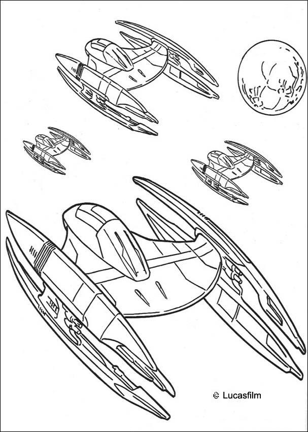STAR WARS SPACESHIP coloring pages - Spaceships war