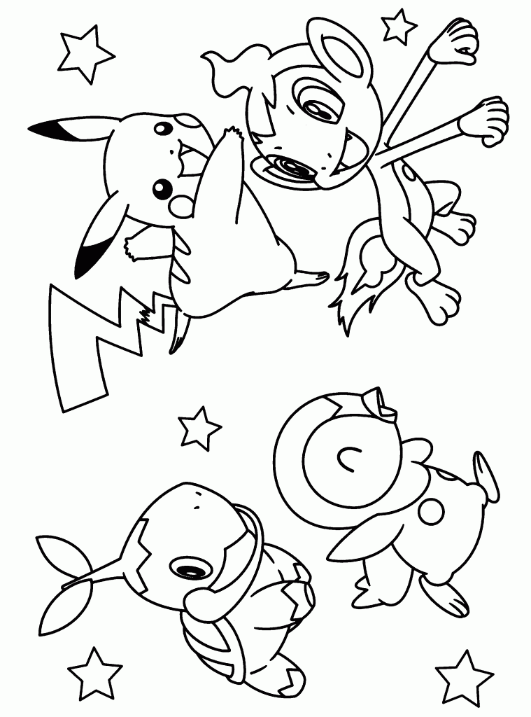 Pokemon diamond pearl Coloring pages | Coloring Pages