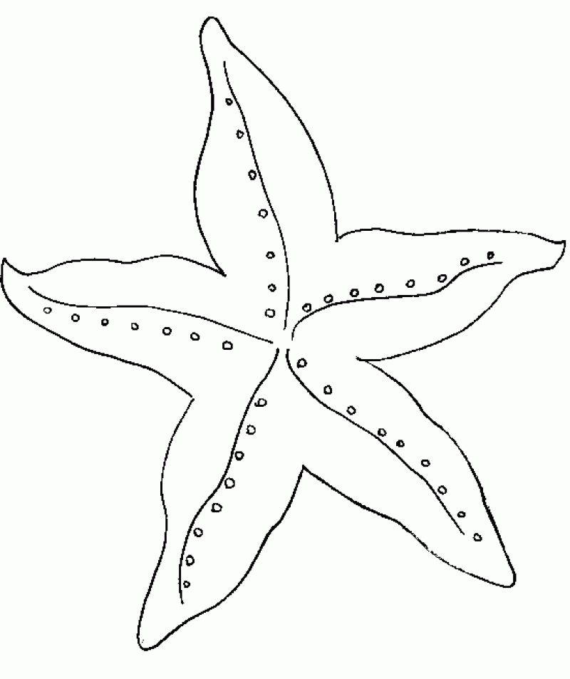 Starfish Coloring Pages - HD Printable Coloring Pages