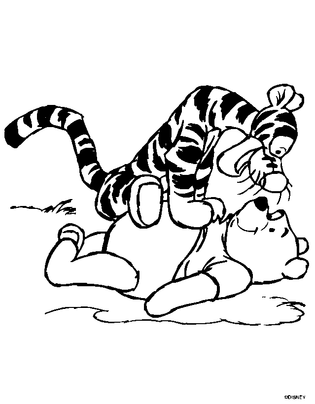 my picture: tigger coloring pages
