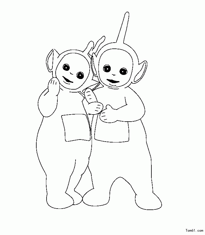 How to draw Teletubbies - Stick figure-Children